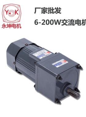 耐高温微型电机6IK200RGU-CF/6GU-60KB小型感应减速电机配调速器