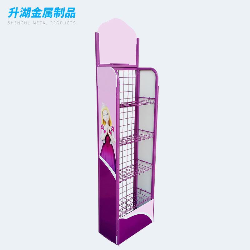 大量生产单面网架超市夜市挂网网格展示架挂钩网片陈列架
