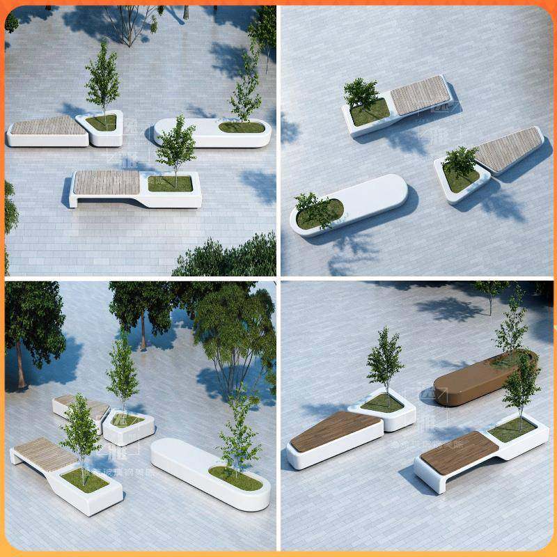 玻璃钢商场花盆座椅户外公共休息区大型花坛坐凳景观美陈长椅凳子,电子元器件市场,其它元器件,淘宝优惠券,粉丝福利购,淘宝优惠卷