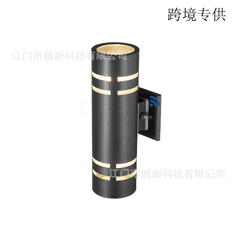 亚马逊跨境黑色双头美式UL标准光感过道庭院花园户外壁灯光感节能