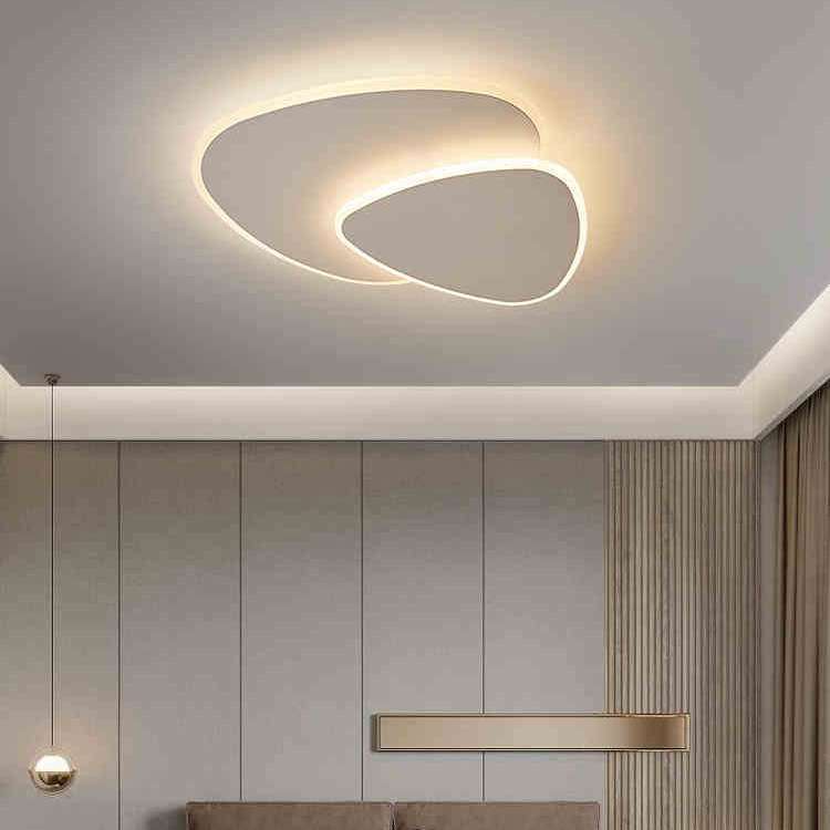 现代卧室吸顶灯简约个性心形儿童灯创意大气温馨浪漫房间LED 灯具