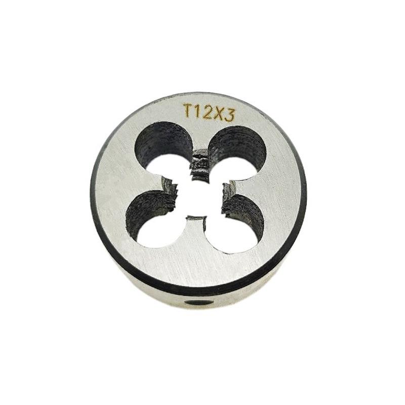 T型圆板牙 梯形元板牙 TR22TR24TR28TR32*2*3*4 套丝T牙螺纹板牙