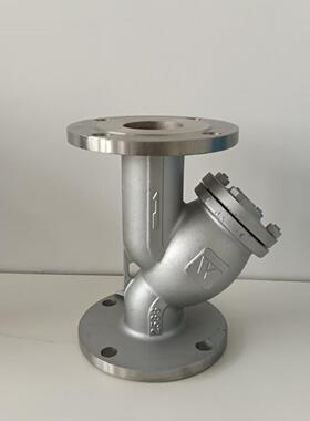 304 316L不锈钢法兰Y型过滤器GL41W/H SY4P 80目蒸汽过滤器DN50