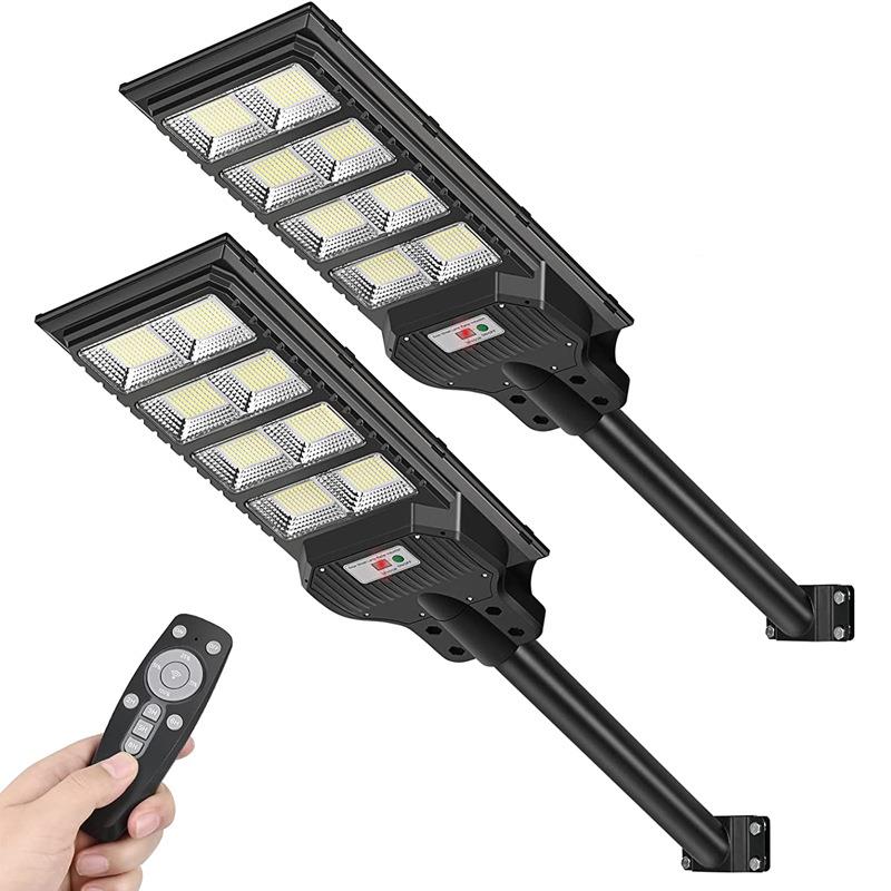 跨境太阳能户外灯路灯庭院灯家用太阳能LED感应灯超亮800W照明灯