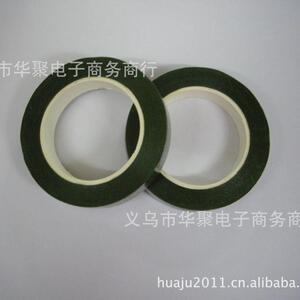 厂家供卷手指 丝网花胶带 30y多种颜色可选 花艺绿胶带 混批价优