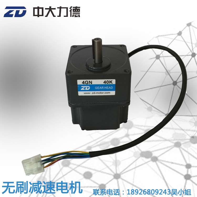 中大Z4BLD60-24GN-4GN 40K服务机器人专用24V60W直流无刷减速马达