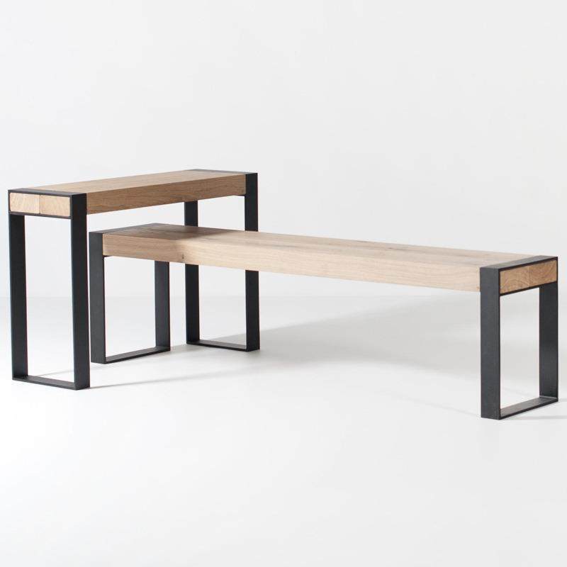 北欧长条实木凳子 商场服装店户外休闲椅长凳餐厅简约多人餐椅