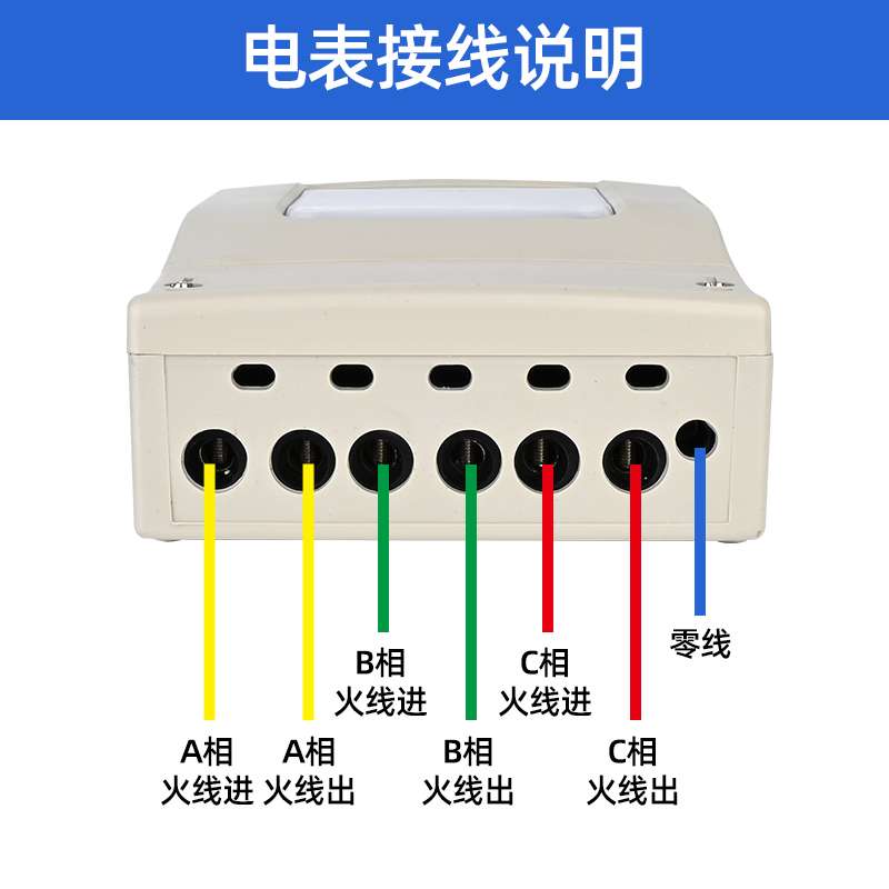 上海人民三相四线电能表380V三相电子式电表大功率三相100A电度表