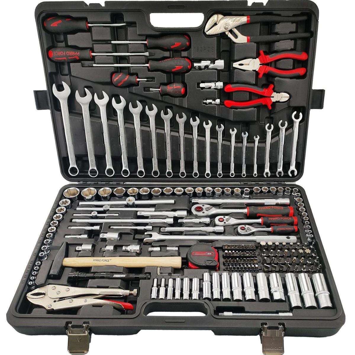 【72齿高品质汽修工具】180件套铬钒钢汽修工具组套套筒棘轮扳手