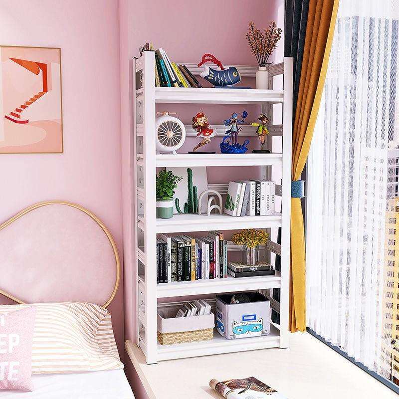 飘窗书架落地阳台储物架置物架家用客厅简易铁艺书本收纳架子