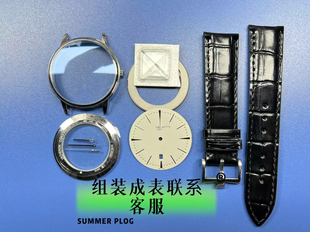 手表配件  代用传承  适配 9015机芯 表壳全套 蓝宝石 316 钢壳