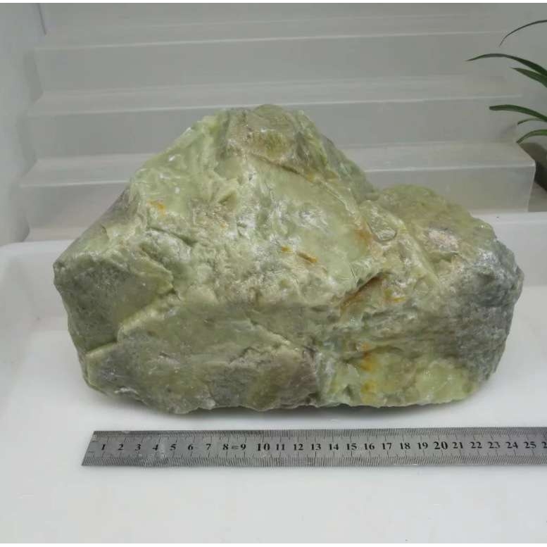 8号青田冻石原石7.5公斤叶腊石摆件印章毛料雕刻青田石料寿山