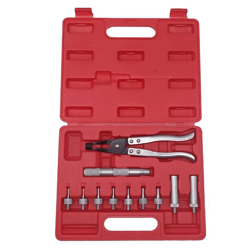 11件套气门油封钳拉拔取钳套装拆装工具汽门油封弹簧压缩拆装钳