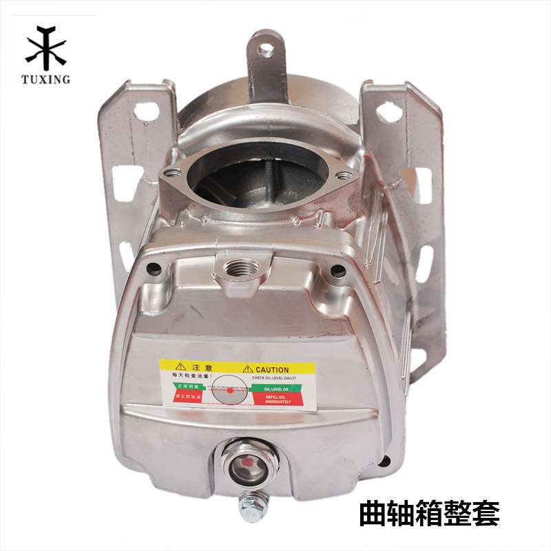 TUXING 30mpa高压气泵配件单缸曲轴箱 电动打气机前盖胶垫配套