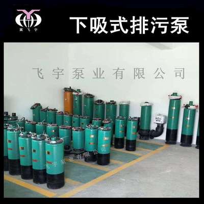 高扬程潜水排污排沙电泵 WQX WQN50-100下吸式矿用内装式污水泵