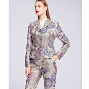 名媛职业半裙套装 Lillo Lilly奢品高定意大利TGM真丝提花高端西装