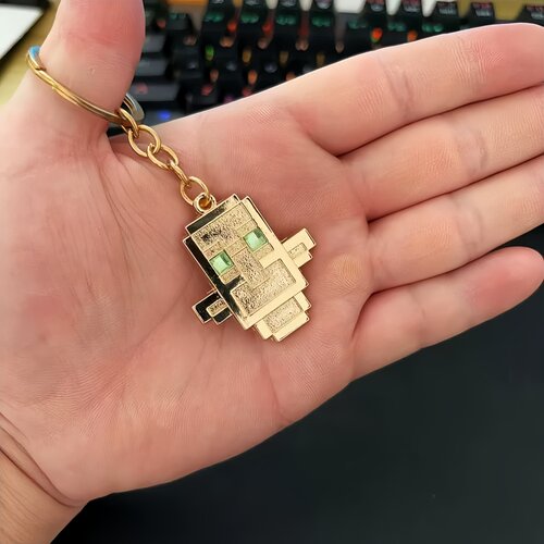 我的世界复活不死图腾钥匙扣挂件