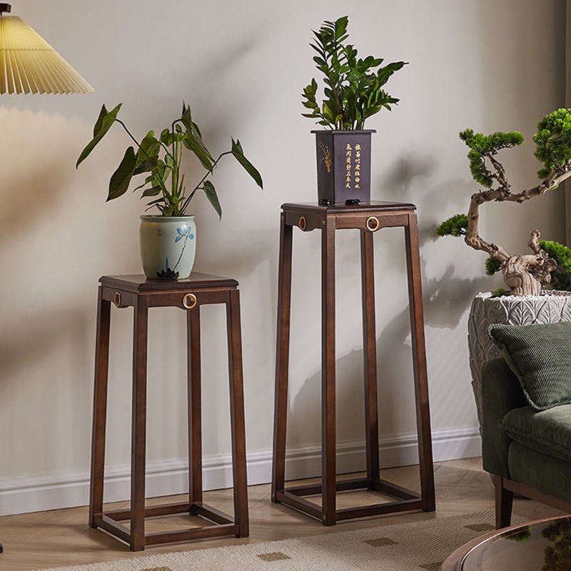 花架子客厅落地式花台装饰摆件摆放架中式阳台花盆植物展示置物架