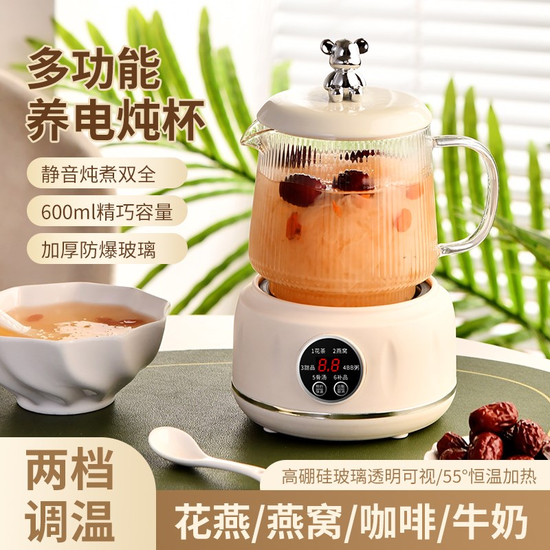 德国保温养生壶多功能家用办公室全自动加厚玻璃煮茶器烧水煮茶壶