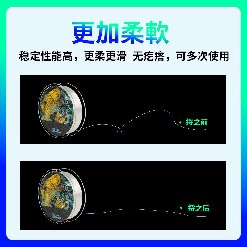 速发超柔软透明鱼线主线s子线传统钓手竿路滑漂矶钓矶竿远投专