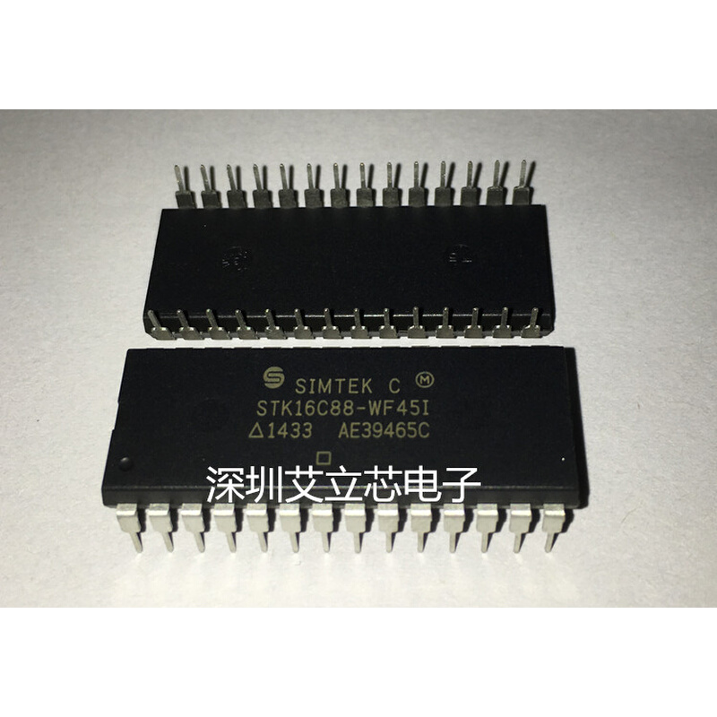 STK16C88-WF45I 32K× 8非易失性存储器, 45 ns, PDIP28