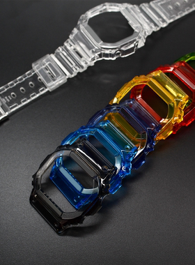 适配卡西欧小方块冰韧手表带DW5600B/LS/SK/E/SU/GW5000表壳配件