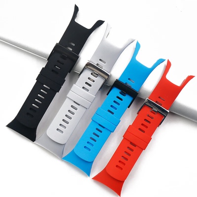 适用酷跑光电表带Sunto松拓硅胶表带Spartan斯巴达Trainer22MM