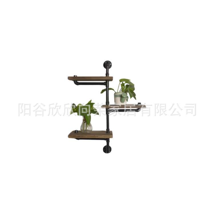 水管墙壁支架托架书架花架 墙上置物架壁挂隔板承重 支撑搁板