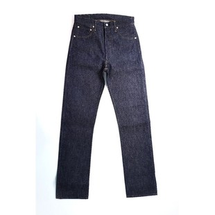 denimio日本Denime新款XX裤型220A中高腰直筒牛仔裤