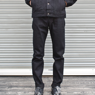 日本Studio D’Artisan小猪D1899京都黑染13.5oz高腰锥形牛仔裤