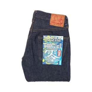 日本Samurai Jeans武士S5000VX21ozII ZERO系新款修身直筒牛仔裤