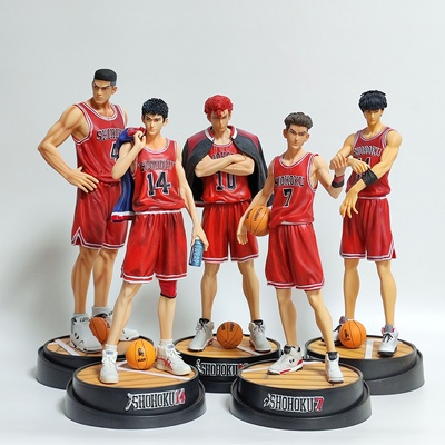 灌篮高手湘北五虎手办樱木流川赤木宫城三井动漫周边礼物桌面摆件