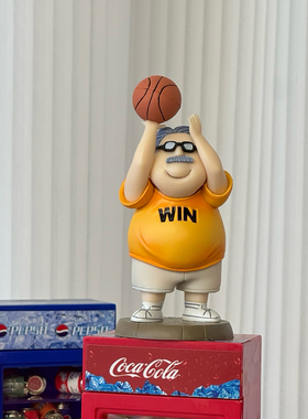 灌篮高手真香社Q版安西教练投篮姿势创意模型摆件动漫周边GK手办