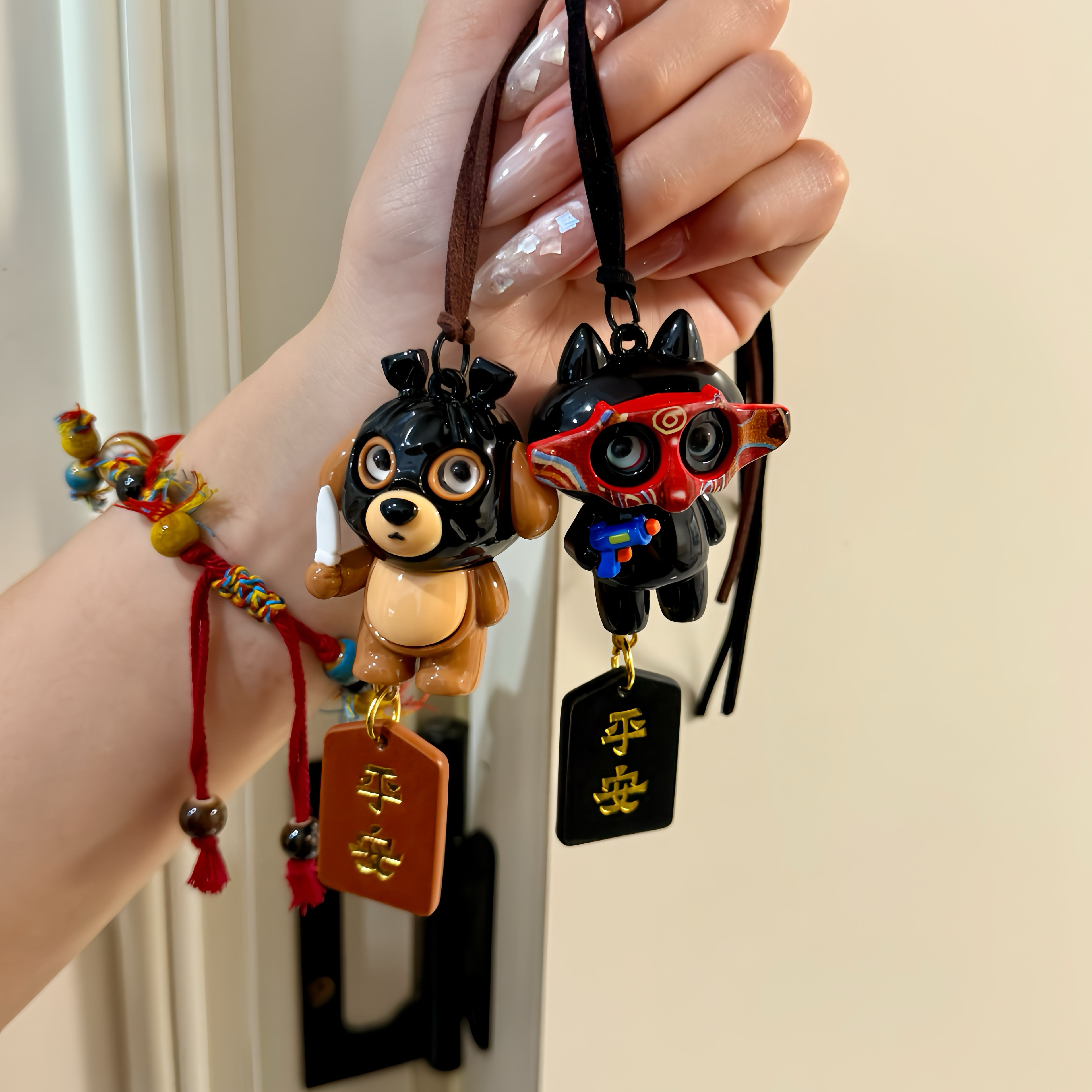 正版盗贼汪阿祖汽车挂件创意搞怪车载装饰品中控台吊坠礼物送朋友