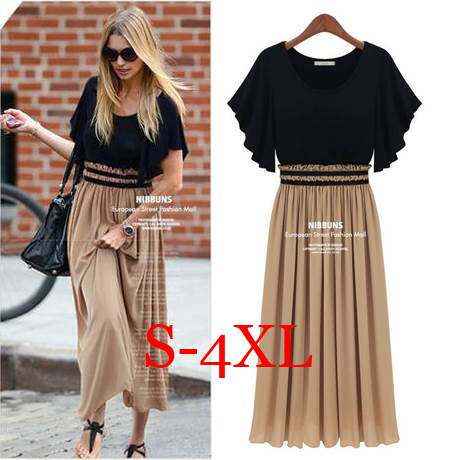 S 4XL Women Summer Sexy Prom Long Evening Maxi Dresses2016女