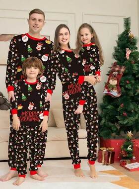 family clothes Matching christmas Pajamas Outfits Sleepwear