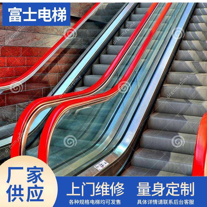 厂家供应商场不锈钢自动电梯层乘客自动扶梯
