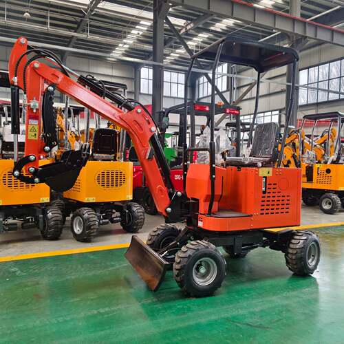 出口德国燃油式微型挖掘机HT10市政工程能挖土机室内拆除小挖机