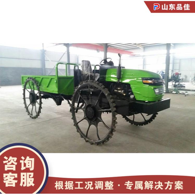 柴油四轮秧苗自卸车水旱两用农作物运秧机多功能稻田撒运苗机