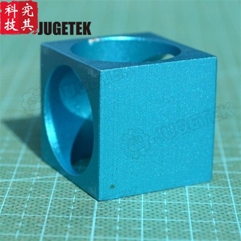 打印头风扇支架 方形安装架蓝色/黑色/金色  3D打印机DIY配