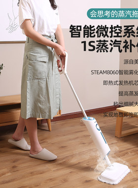 蒸汽拖把家用高温蒸汽清洁机自动清洁多J功能非无线电动拖地檫地