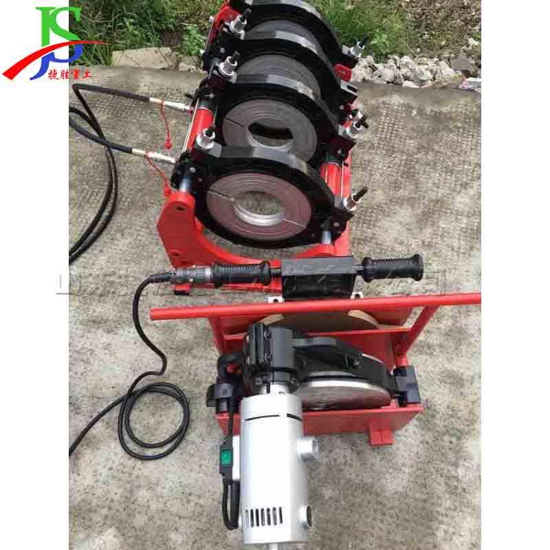 PE管热熔对接焊机电动热塑性管材连接器多功能管道焊接工具