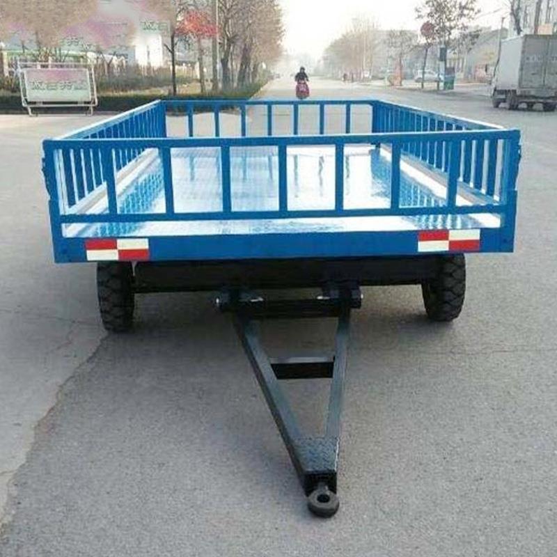 销售大吨位厂区搬运车 牵引平板拖车车间运输车100吨平板车