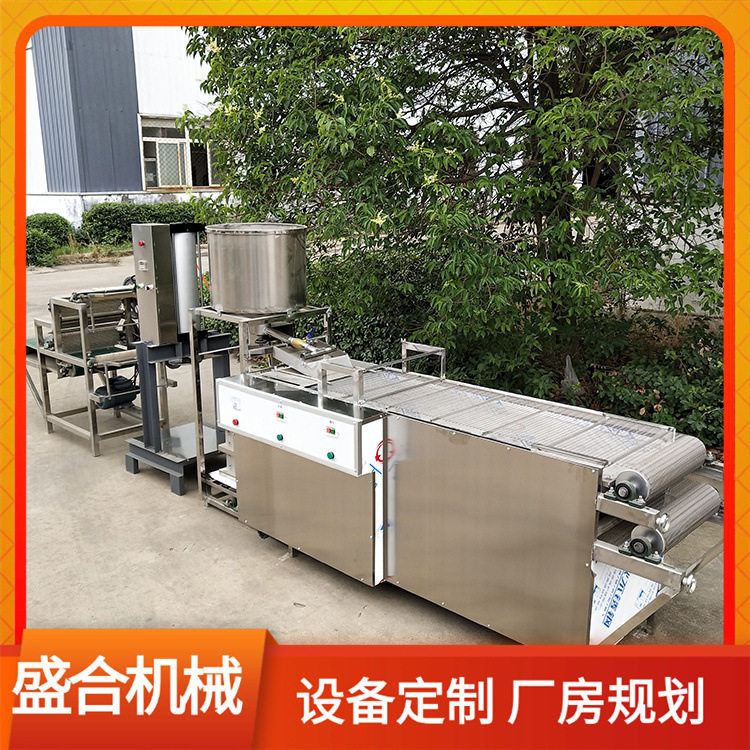 小型家庭豆腐皮机器 商用豆腐皮机设备 泼皮均匀包教技术