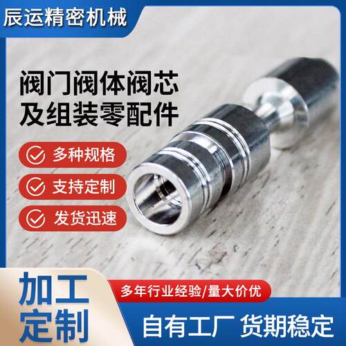 阀门阀体阀芯及组装精密机械零配件加工走心数控车床CNC加工