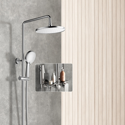 恒洁淋浴花洒套装淋浴器浴室卫生间铜合金主体双重除垢花洒950