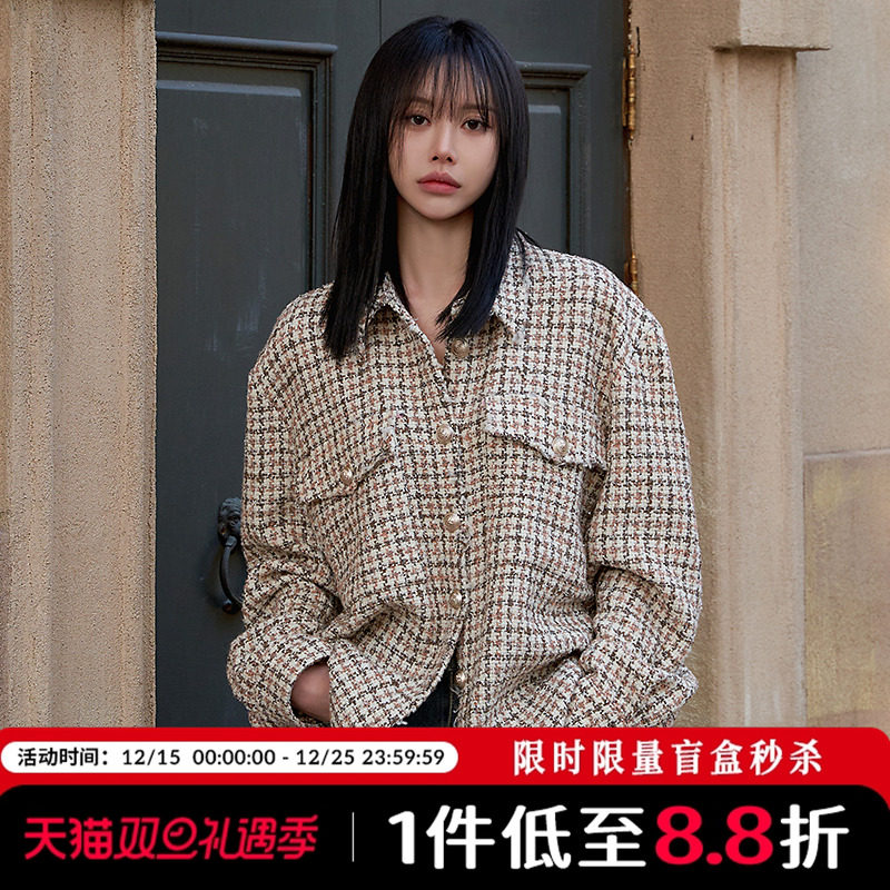 Mathieu气质做旧衬衫衬衣外套