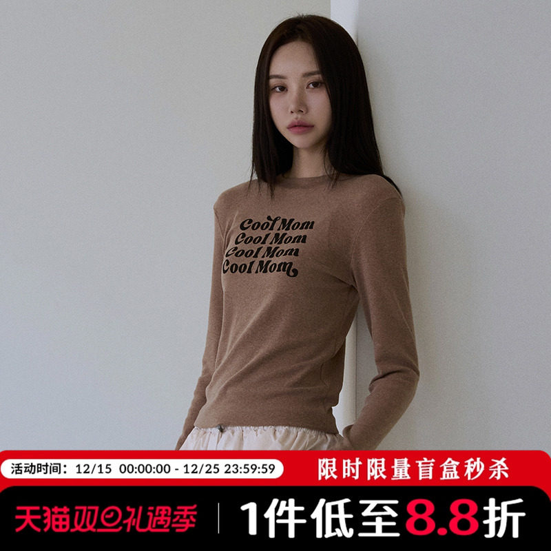 Mathieu韩国修身显瘦长袖T恤女春季新款别致打底衫气质体恤上衣