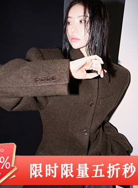 Mathieu韩国大灯家双面羊毛大衣女装冬季2024新款高级感宽松外套