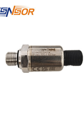 HUBA电子式压力开关 量程175/160bar PNP输出 螺纹G1/4 Swift接头